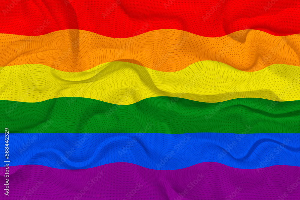 National Flag of Gay Pride. Background with flag of Gay Pride National Flag of Gay Pride. Background with flag of Gay Pride