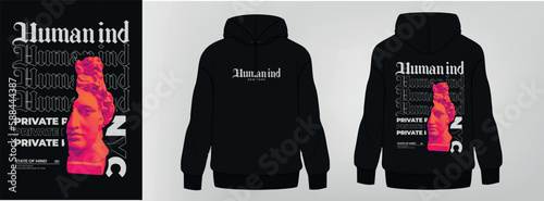 black hoodie, art design, template