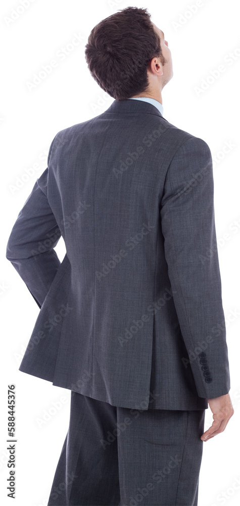 Businessman standing with hand on hip Businessman standing with hand on hip