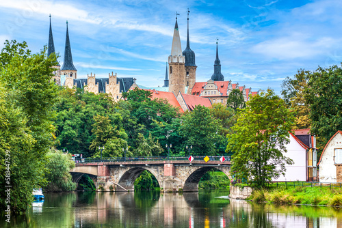 Merseburg an der Saale, Panorama auf den Dom