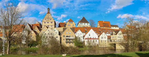 Rathaus und Häuser in Besigheim an der Enz photo