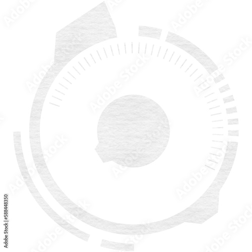 Digitally generated image of circle design