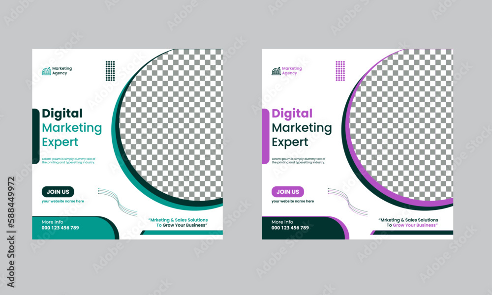 Business Social Media Post Template Design-1 Business Social Media Post Template Design-1