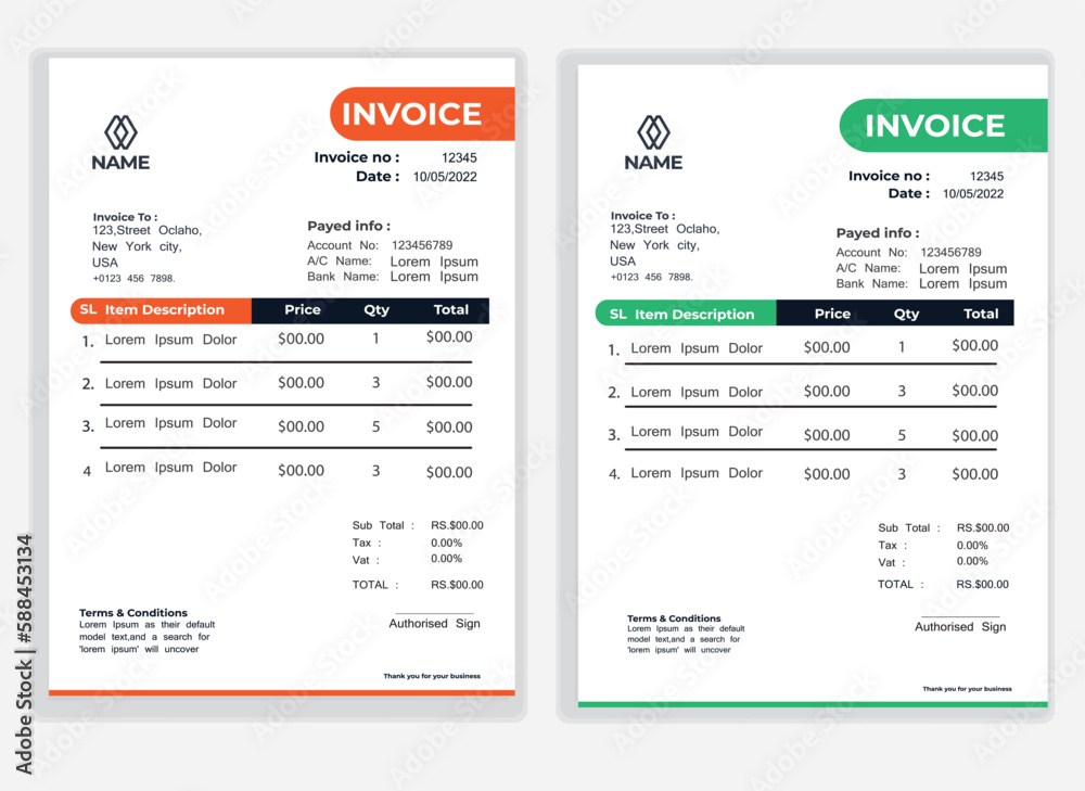 Business Minimal Corporate Invoice design template vector illustration bill form price . Creative template and stationery design payment agreement design template Cash Memo, Vector Quotation Design Business Minimal Corporate Invoice design template vector illustration bill form price . Creative template and stationery design payment agreement design template Cash Memo, Vector Quotation Design
