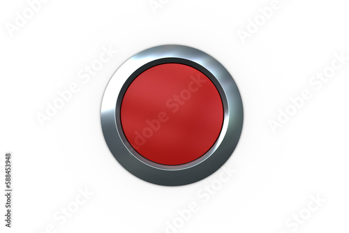 Free Download Digitally generated red push button - GFXLoad
