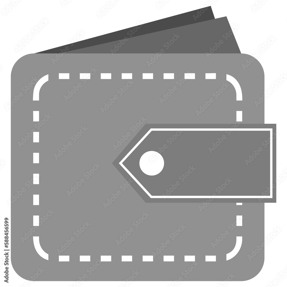 Fototapeta premium Wallet on white background