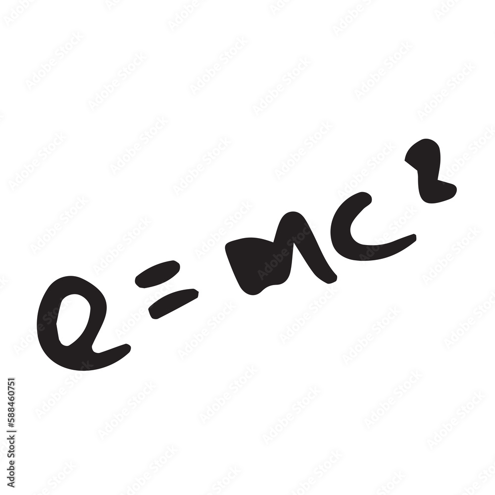 Mathematical formula over white background Mathematical formula over white background