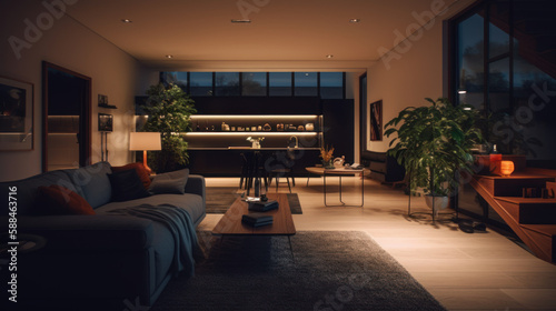 Sleek and Stylish: A Modern Minimalistic Interior Design © Neo Pixel