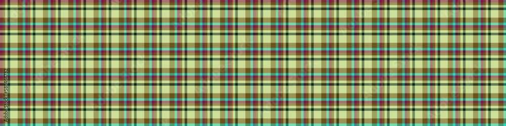 Fototapeta premium Decorative tartan plaid tiles pattern illustration