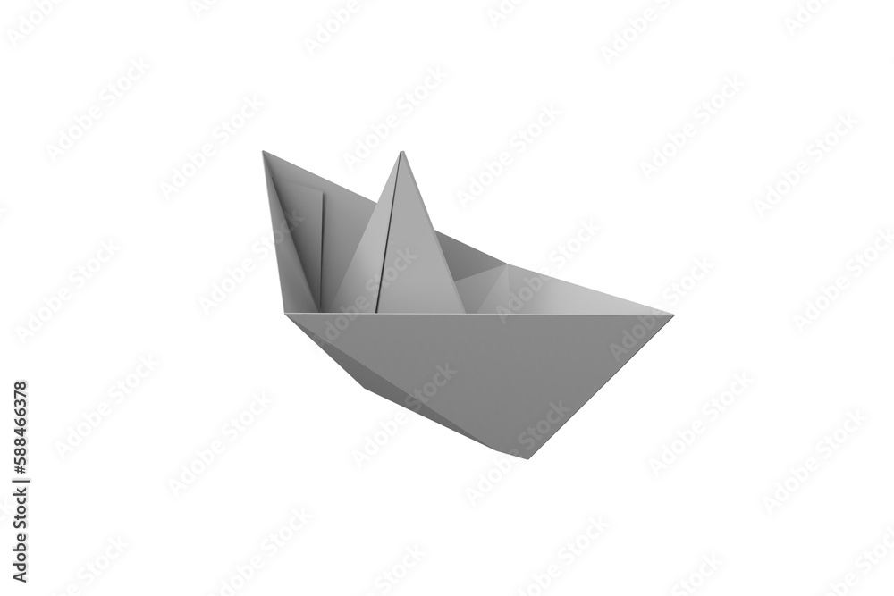 Nautical vessel over white background