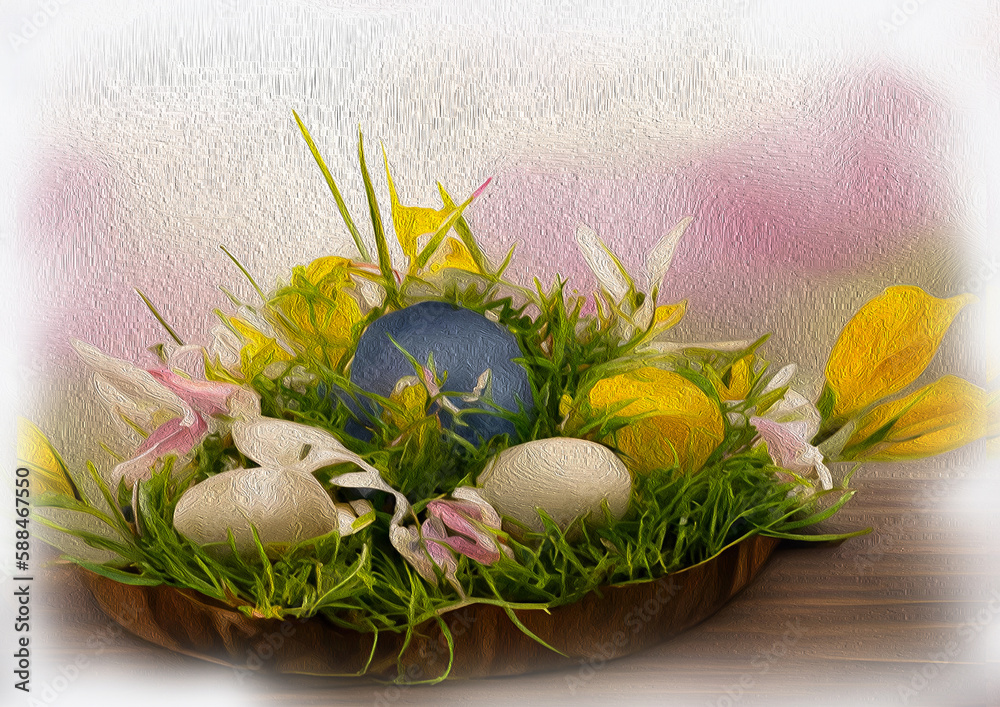 spring easter card