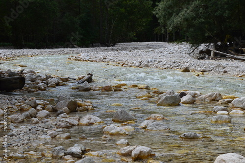 river in the mountains