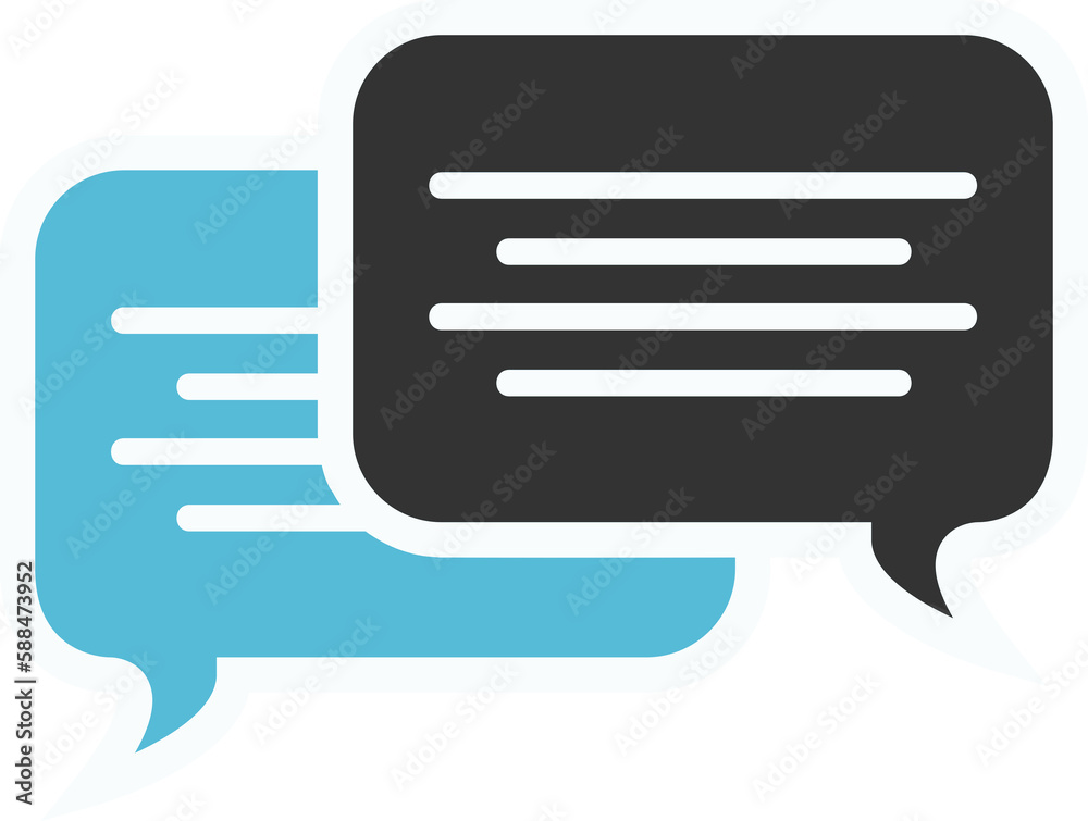 Digital image of speech bubble Digital image of speech bubble