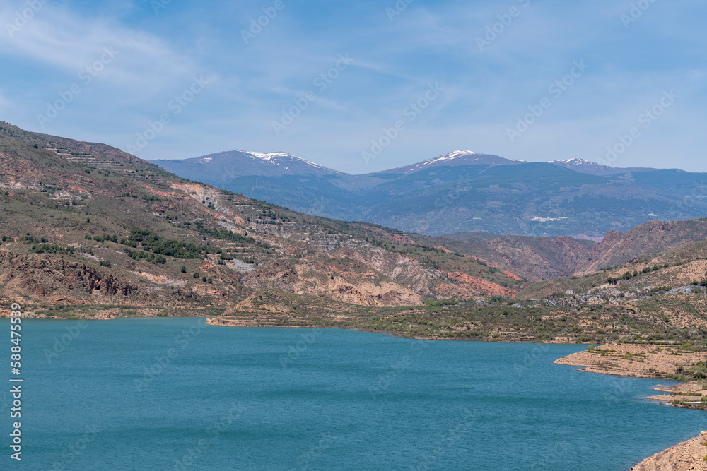 Beninar reservoir in southern Spain
