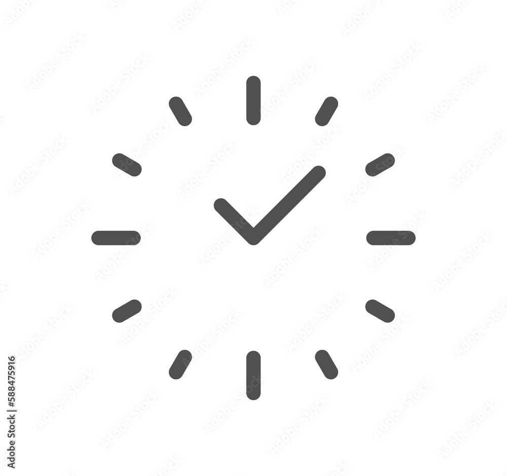Time related icon outline and linear symbol.
Time related icon outline and linear symbol.