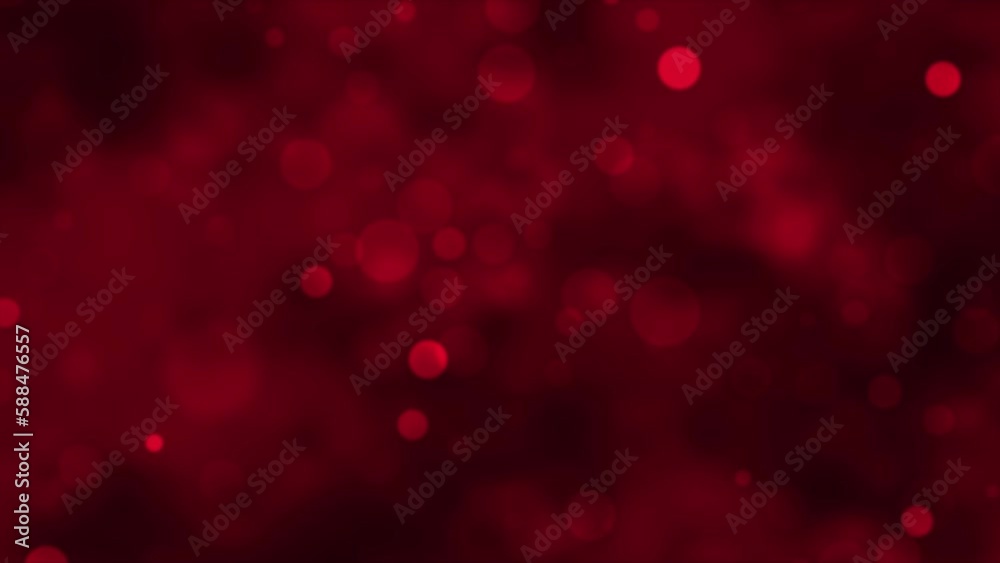 Abstract Red Bokeh Lights Seamless Loop. Festive background. Abstract Red Bokeh Lights Seamless Loop. Festive background.