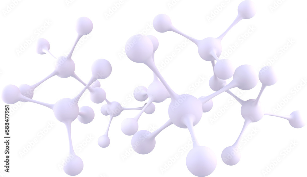 Abstract molecule model Abstract molecule model