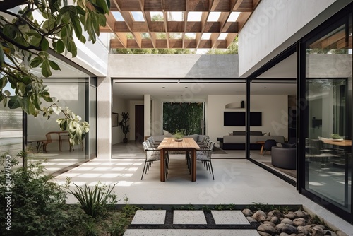 modern patio architecture