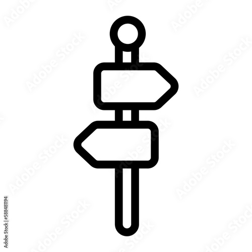 Free Download signage line icon - GFXLoad
