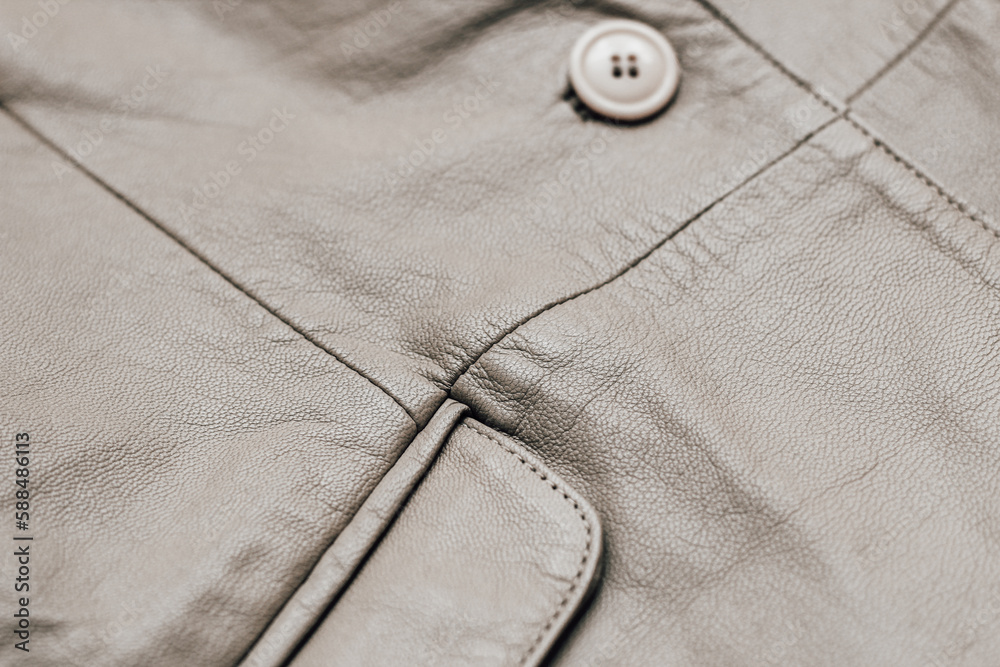 Brown leather jacket texture, genuine soft leather. Brown leather jacket texture, genuine soft leather.