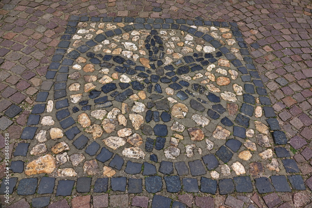Mosaik in Frankenberg, eder