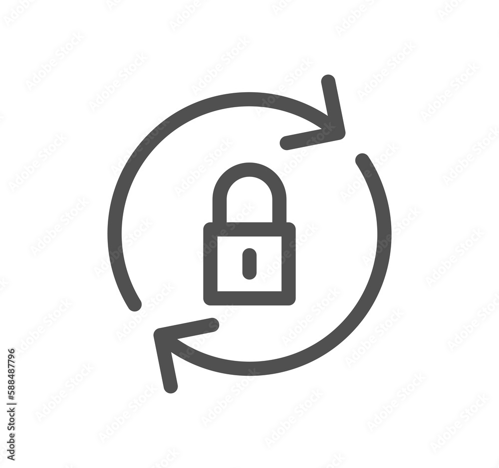Locks related icon outline and linear symbol.
Locks related icon outline and linear symbol.