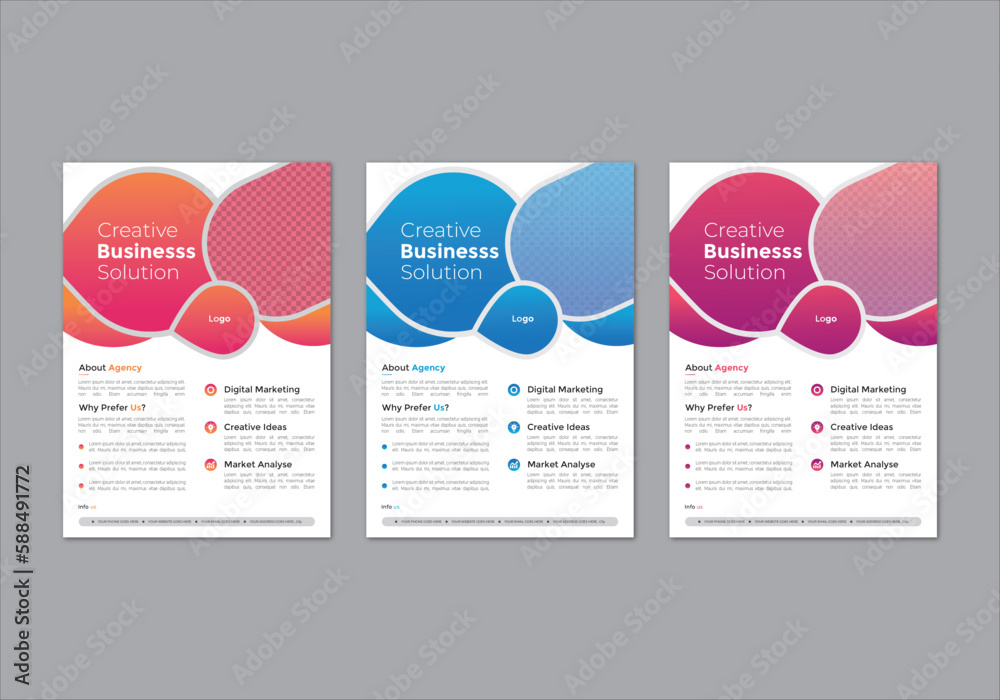 modern trend professional business flyer design corporate vector file modern trend professional business flyer design corporate vector file