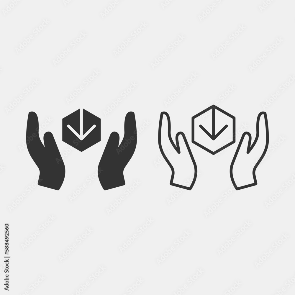 Obraz premium Information vector icon illustration sign