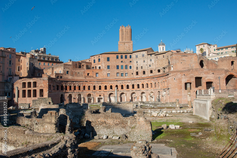 Archaeological site of the Imperial forums of Rome