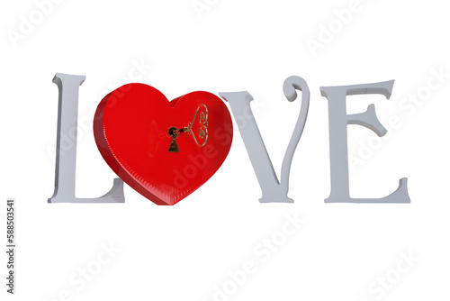 Love with lock and key
