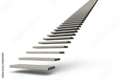 Computer generated image of staircase