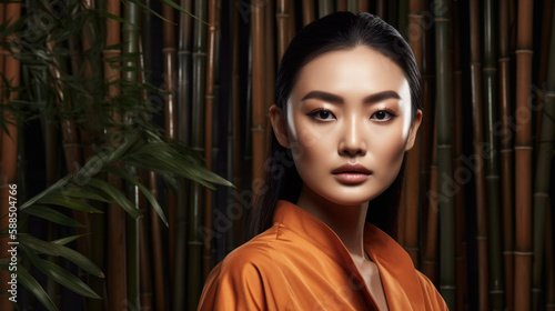 Asian Skincare Beauty Ad made with Generative AI 