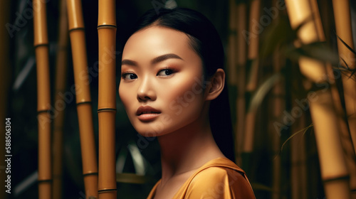 Asian Skincare Beauty Ad made with Generative AI