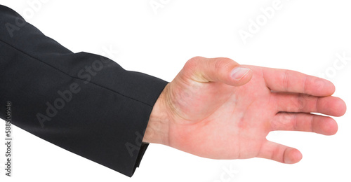 Hand presenting