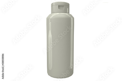 Plastic deodorant bottle