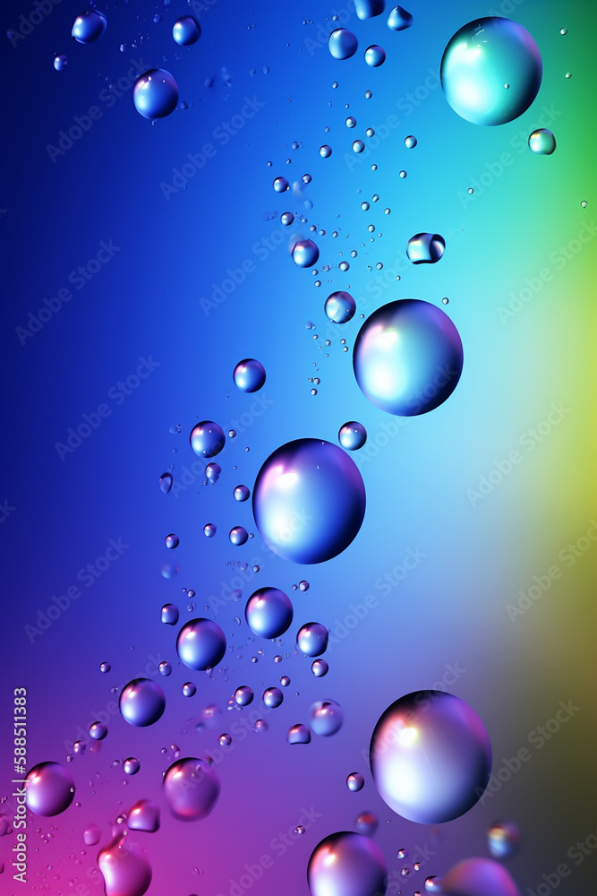 Water drops design. Generative Ai Water drops design. Generative Ai