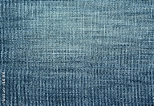 Denim background. Worn blue jeans