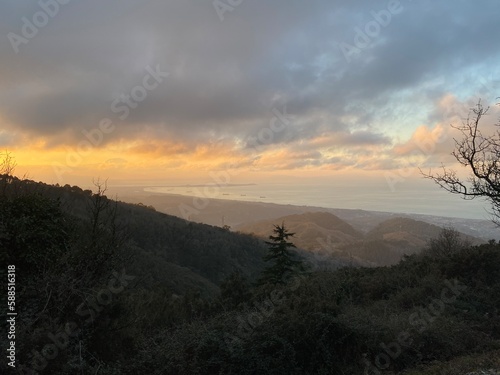 Milazzo from Peloritani Mountains