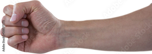 Hand with clenched fist
