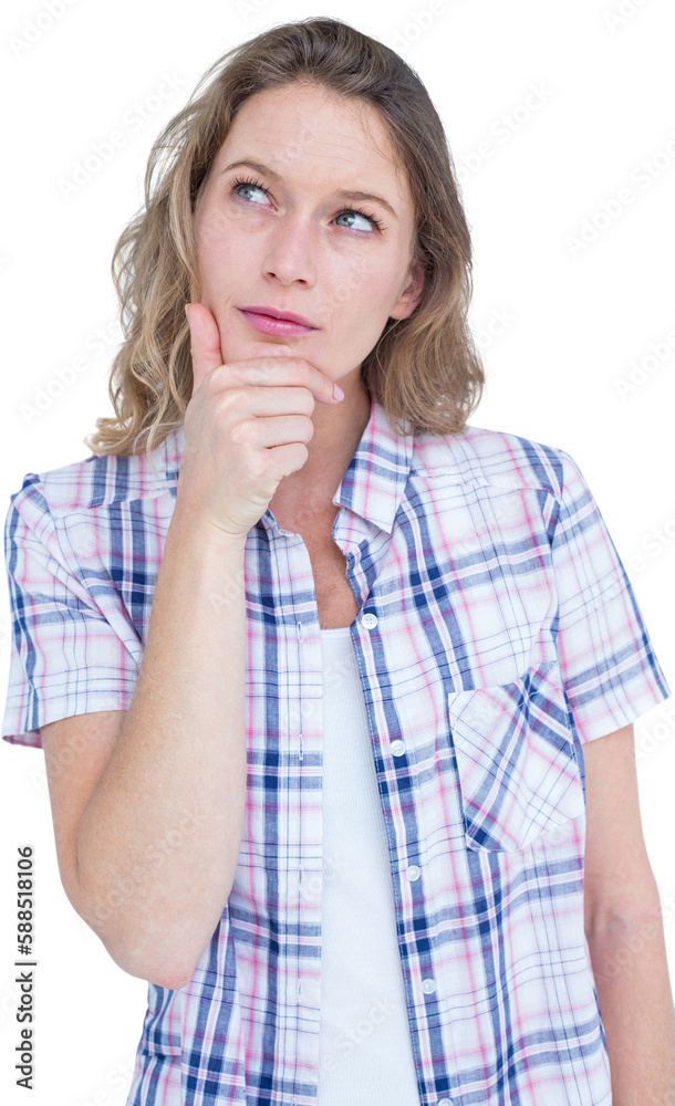 Thoughtful pretty hipster Thoughtful pretty hipster