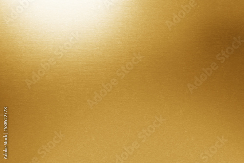 Fototapeta Naklejka Na Ścianę i Meble -  Gold metal background. Brushed metallic texture. 3d rendering