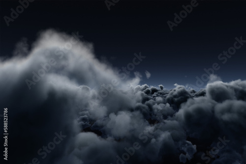 View of clouds against sky at night