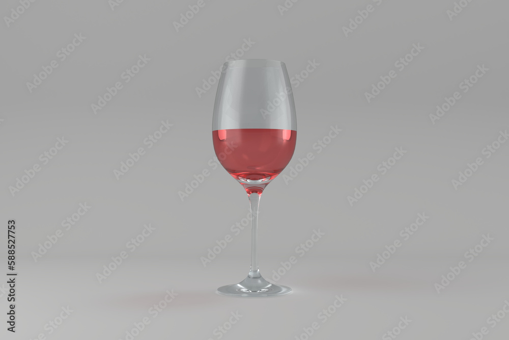 Close-up of red wine glass