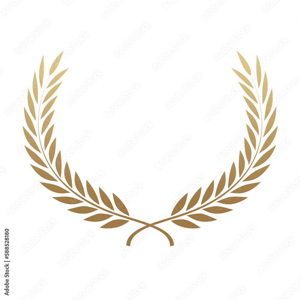 golden laurel wreath golden laurel wreath