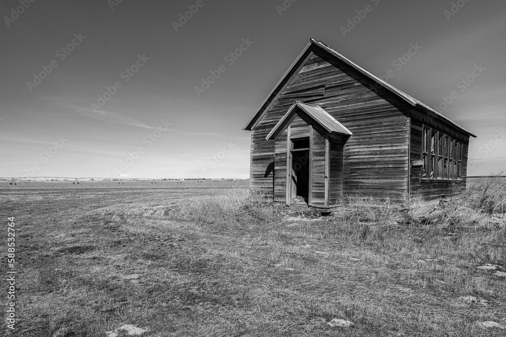 Old Shed in the Dryland Area in Washington State