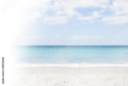 Abstract image of beach