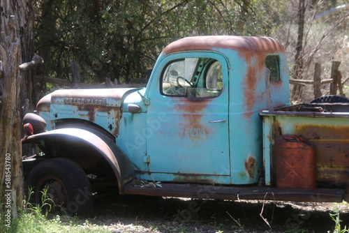 old rusty truck