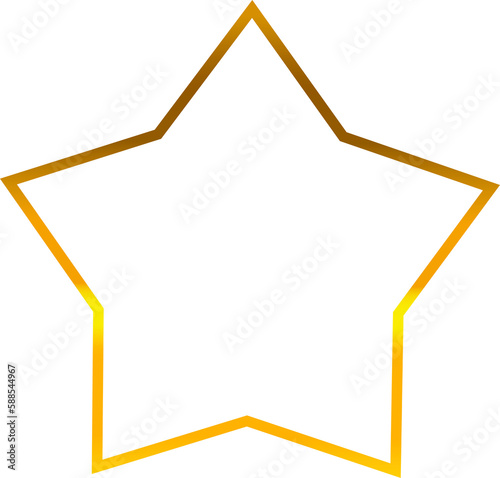 Geometric star shape