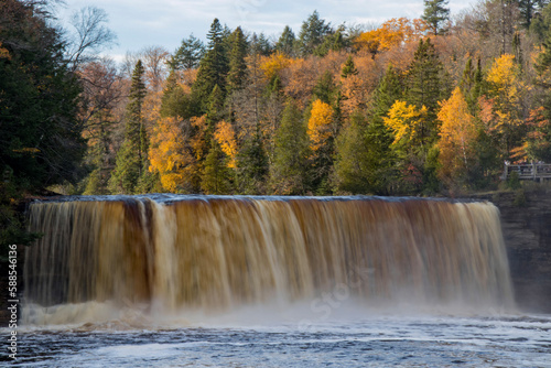 Tahquamenon Falls in autumn  Michigan
