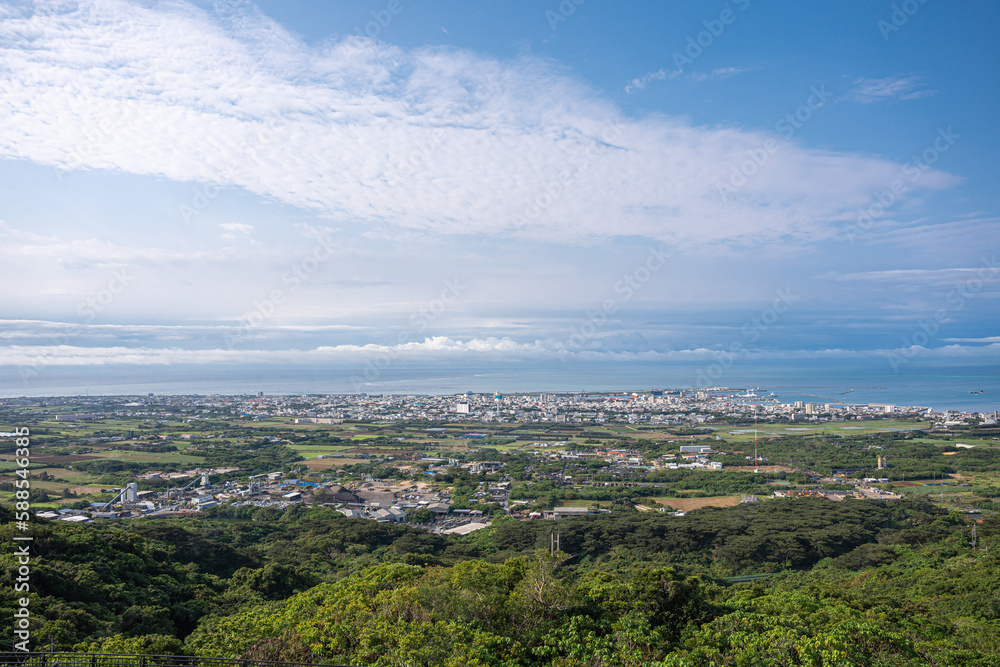 Obraz premium 石垣島の街並み